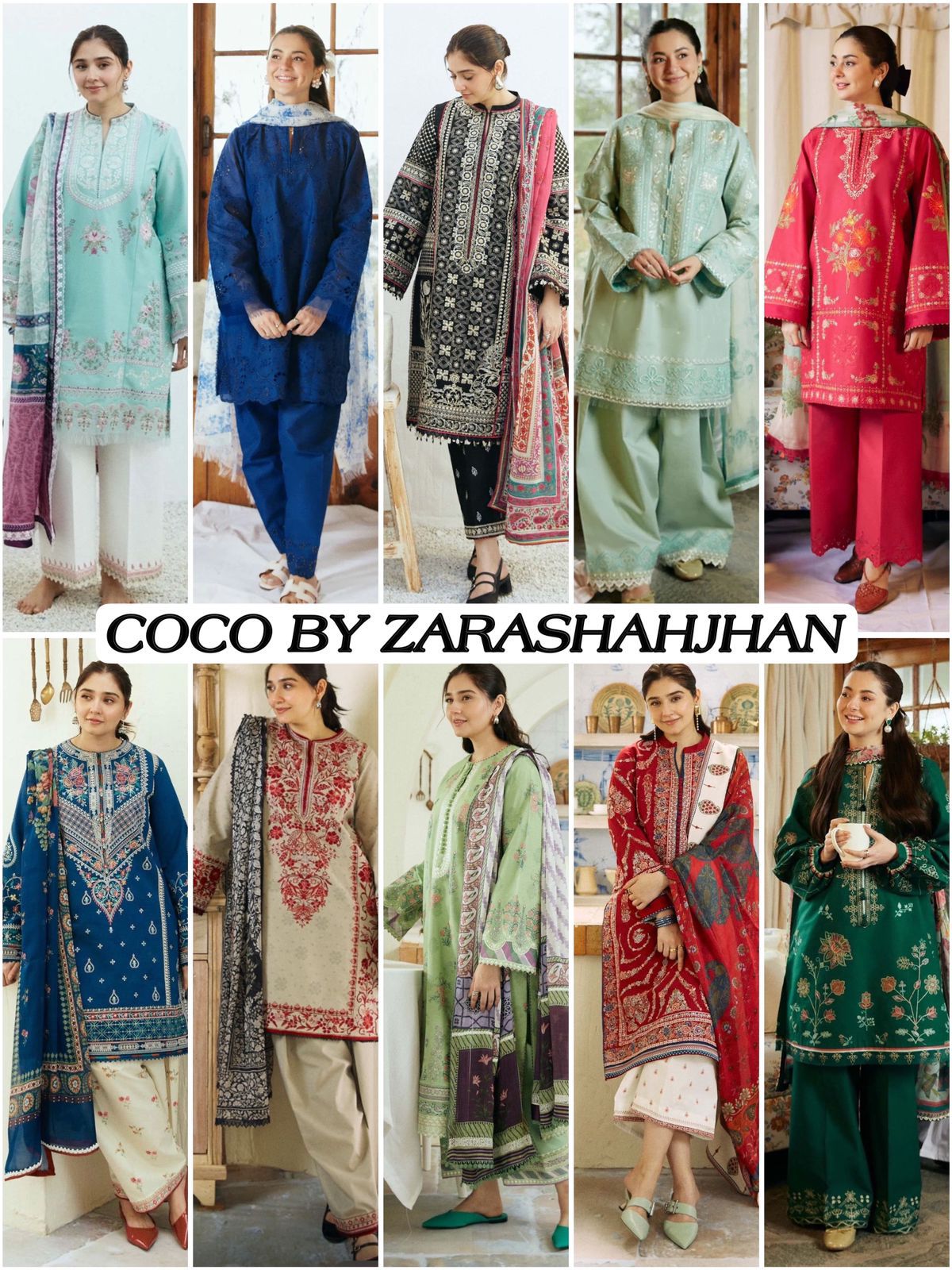 COCO 3pc Unstitched Wedding Winter Collection  CODE :AZ