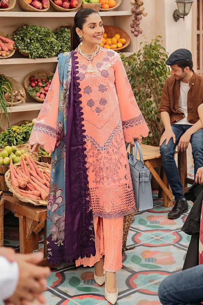 MUSHQ – EC 519 | Unstitched | Embroidered Lawn 3 Piece